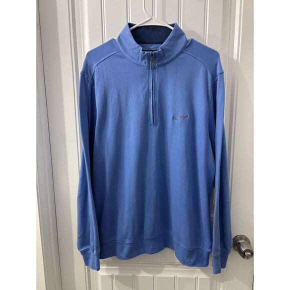Greg Norman Collection Other - Greg Norman Pullover Sweatshirt Mens M Blue Long Sleeve 1/4 Zip